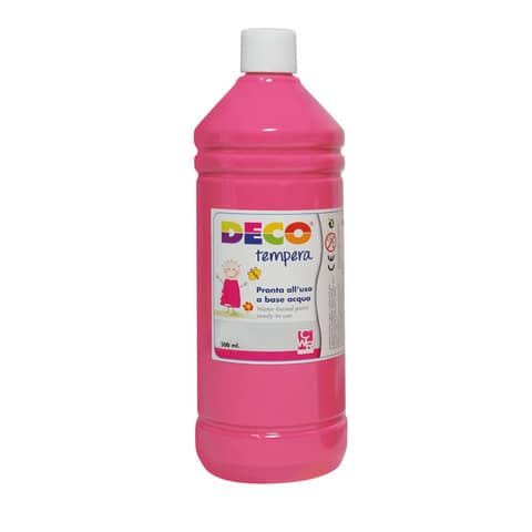 Tempera in flacone Deco 500 ml - rosa - PF550/07